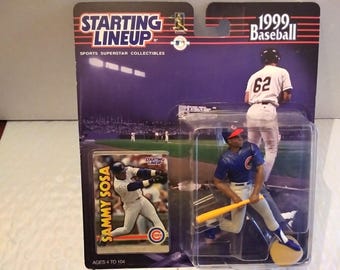 Vintage 1987 Starting Lineup 2 Sammy Sosa Chicago Cubs Figure in