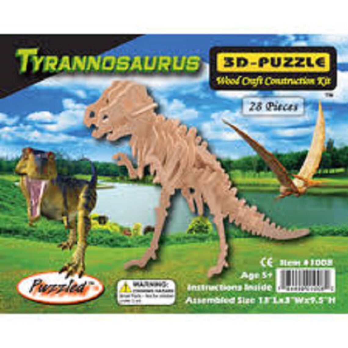 Tyrannosaurus Rex Model Wood Craft Construction Kit by 3D Puzzle - Etsy