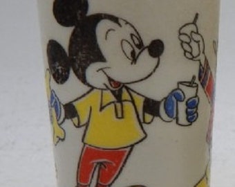 Vintage Walt Disney Mickey Mouse, Donald Duck, Pluto Tasse von Eagle, Made in U.S.A.