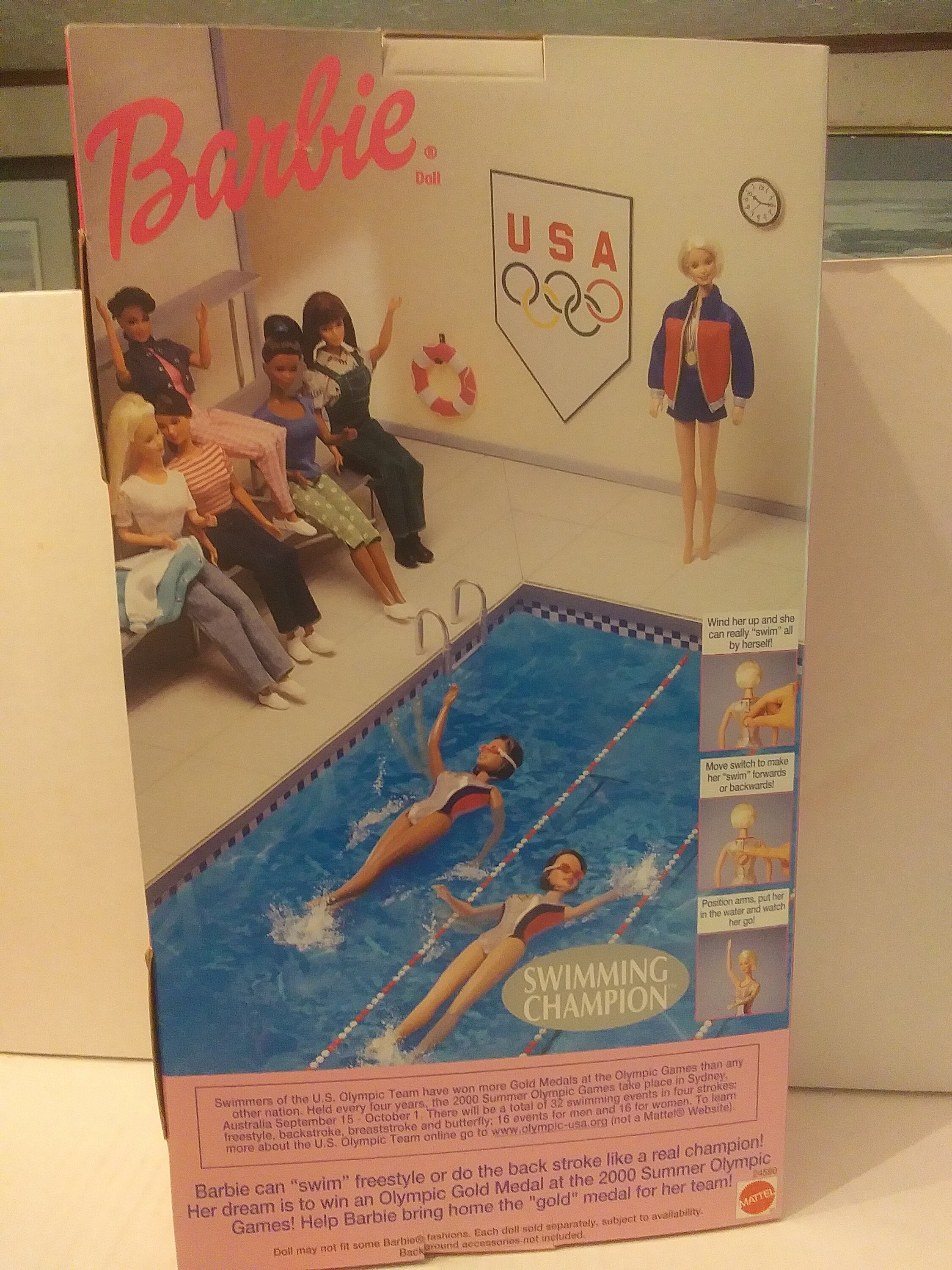 2000 Summer Olympic Games Swimming Champion Barbie Doll MIP Etsy