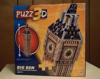 3D-puzzel The Big Ben Clock Tower van PUZZ3D, MIB