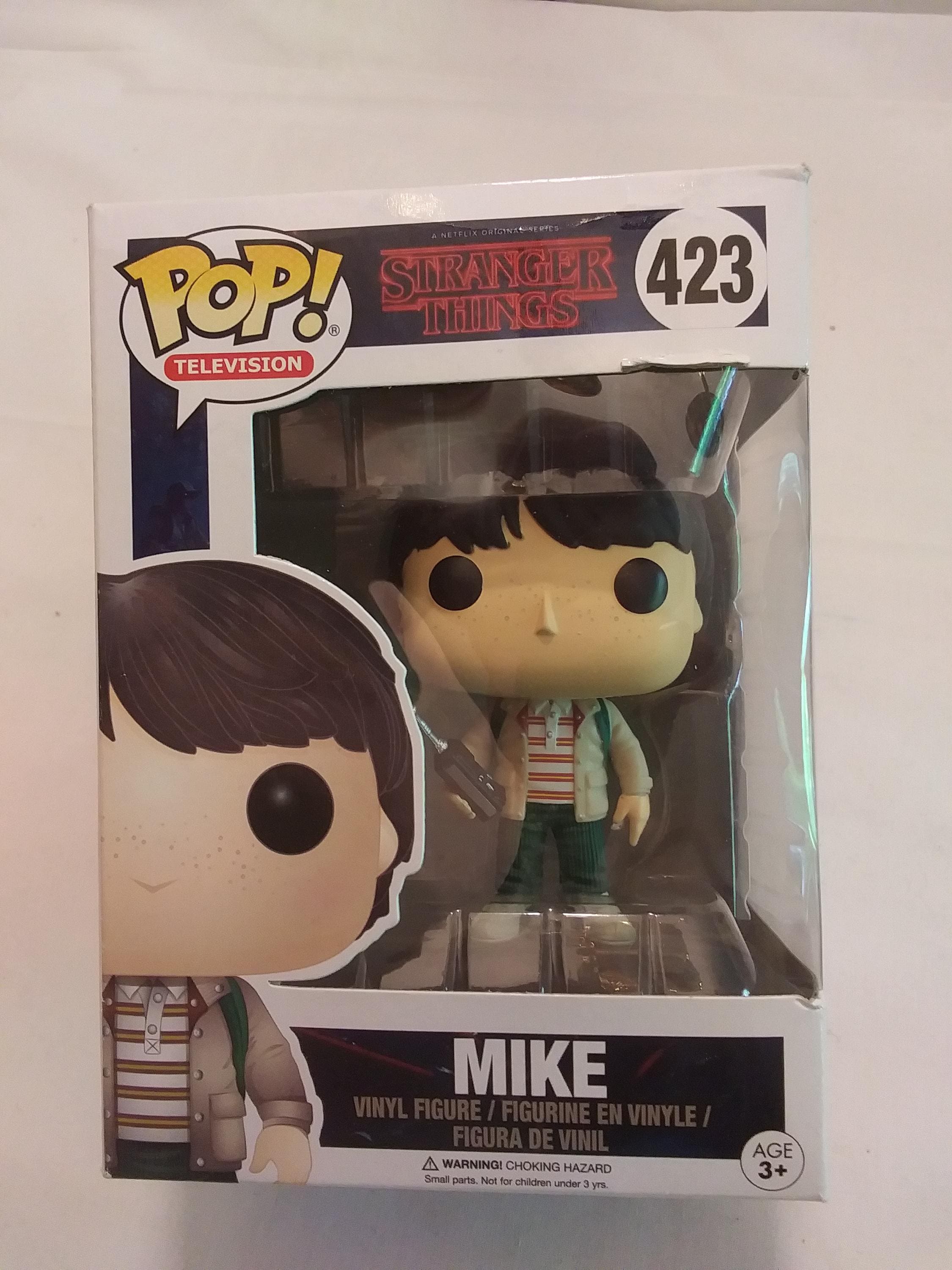 Funko Pop! TV Stranger Things - Mike #423 Vinyl Figure, IOB - Etsy