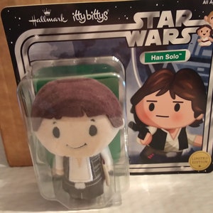 Star Wars itty bittys Han Solo Stylin&#39; Action Figure Plush by Hallmark