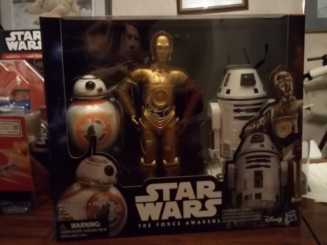 Exclusive Star Wars the Force Awakens Large Robot Set BB-8, C-3PO and  RO-4LO, MIP