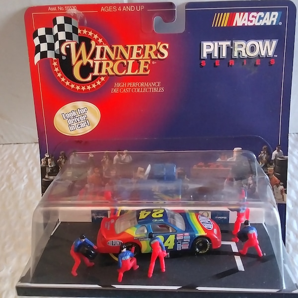 NASCAR Jeff Gordon No. 24 Dupont "Pit Row" Series die-cast car set, MIP