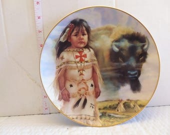 Buffalo Child by Georgetown Collection Collector Plate