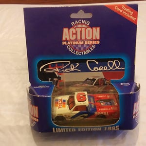 1995 Nasscar Truck Serie Rick Corelli No. 6 Total Stock Car & Sammelkarte