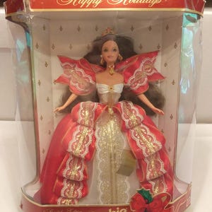 10th Anniversary Happy Holidays Barbie Special Edition by Mattel