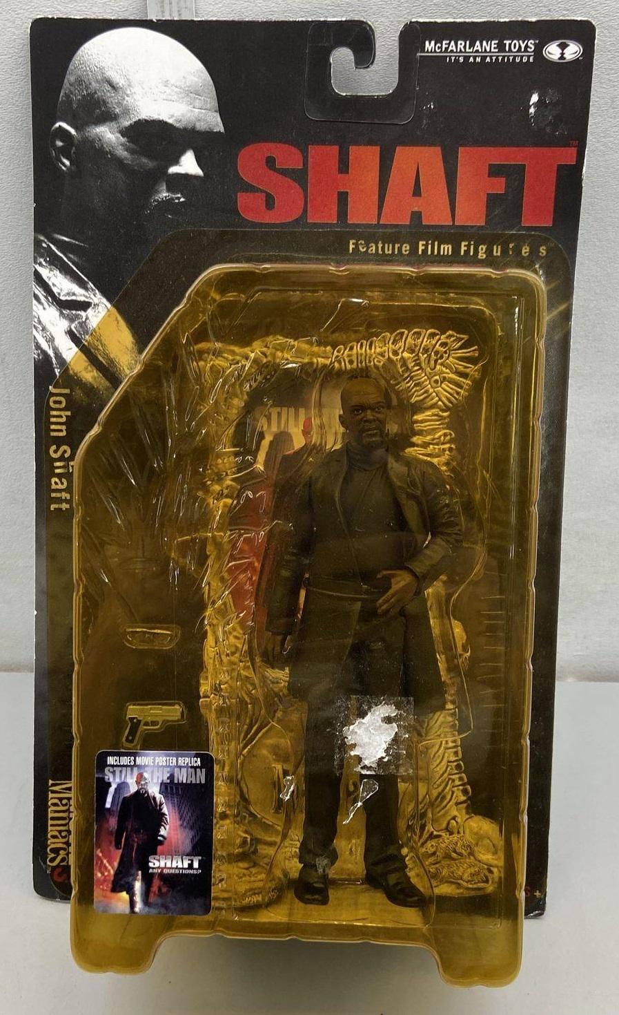 Mcfarlane Movie Maniacs 3 John Shaft Action Figure 2000 Samuel L
