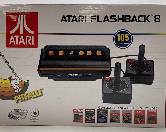 Atari Flashback 8 Home Video Game System Complete, Working, IOB Etsy