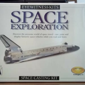 Space Exploration Space Shuttle, Command Module, Saturn V mold cast display models (offers)