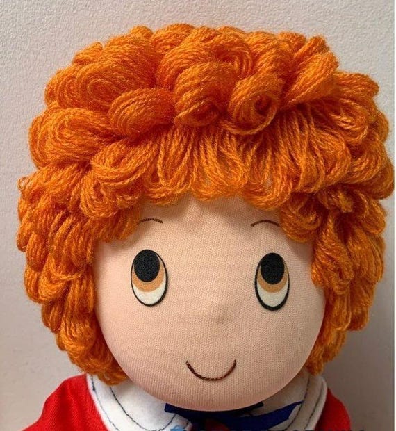 ヴィンテージ アニー ぬいぐるみ 布製人形 2 体 - Knickerbocker 製