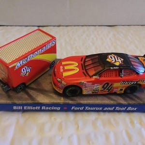 NASCAR Bill Elliot Racing No. 94 McDonalds - Ford Taurus & Tool Box