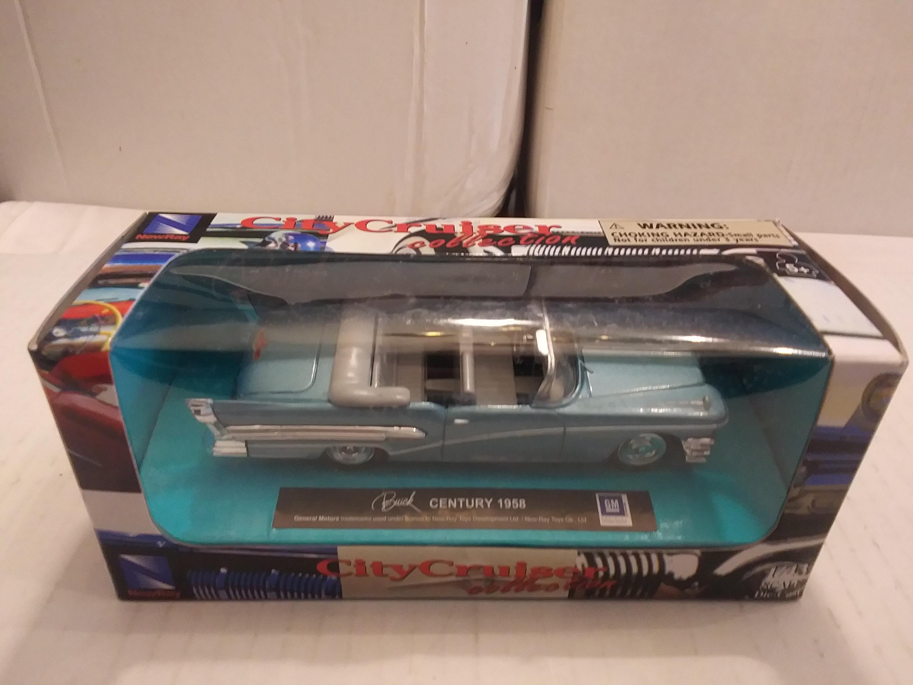 【新品】1958 Buick Century Convertible ミニカー City Cruiser Collection - 1958 Buick Century Die-cast Vehicle, 1