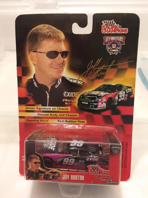 NASCAR 50th Anniversary Stock Car Exide No. 99 Jeff Burton Die
