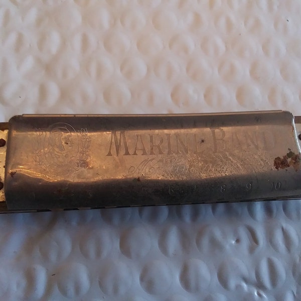 M. Hohner 4" Marine Band "Grad Prix" Harmonica, fabriqué en Allemagne