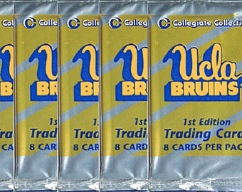 5 Packs UCLA Bruins All Time Greats trading cards, First Edition - 5 full packs