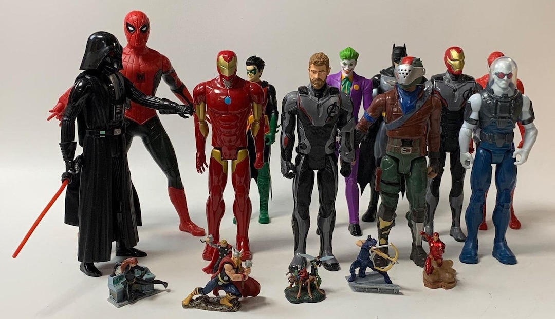 17 Marvel, Star Wars, DC Comics & Other Action Figures - Etsy