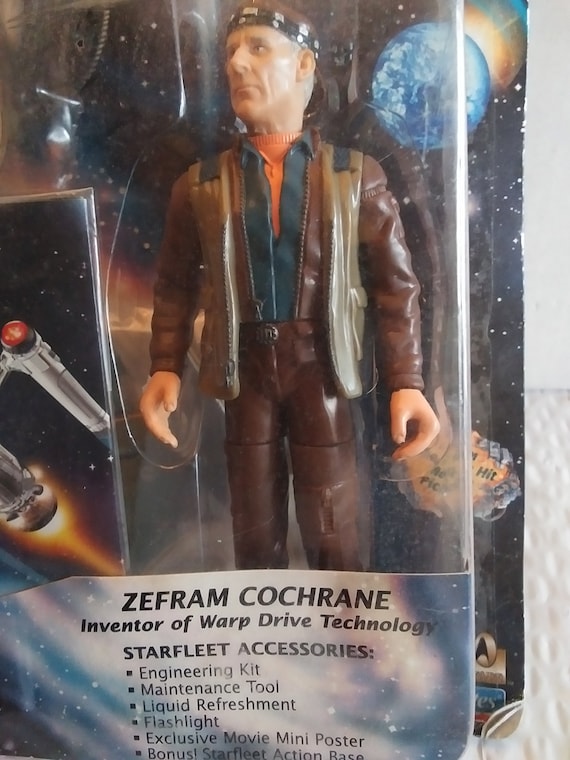 Star Trek Zefram Cochrane Action Figure Playmates - O Espaço Virtual do Star Trek Zefram Cochrane Action Figure Playmates - O Espaço Virtual do