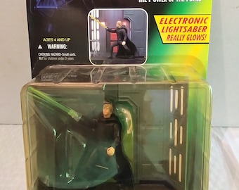 Star Wars Power Of The Force - Luke Skywalker elektronisch lichtzwaard-actiefiguur, MIP