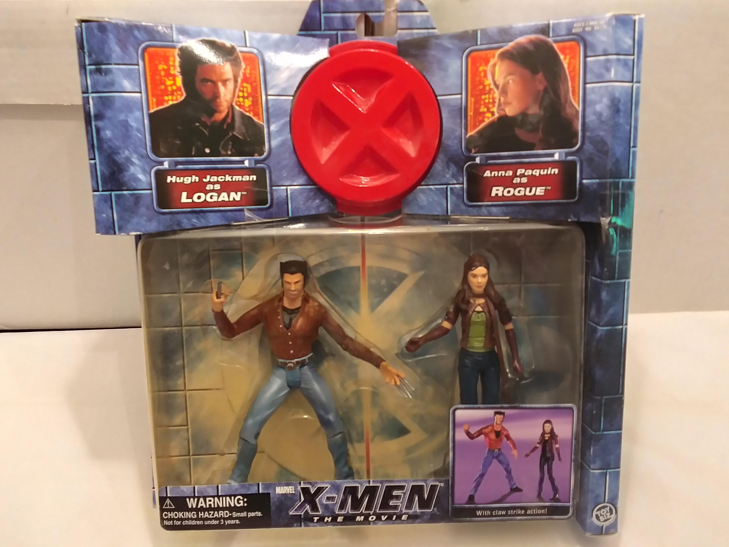 Marvel Original X-MEN the Movie Wolverine Vs. Rogue, MIP. This