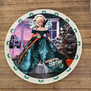 Happy Holidays Barbie - 1995 Limited Edition Collector Plate, MIB, COA
