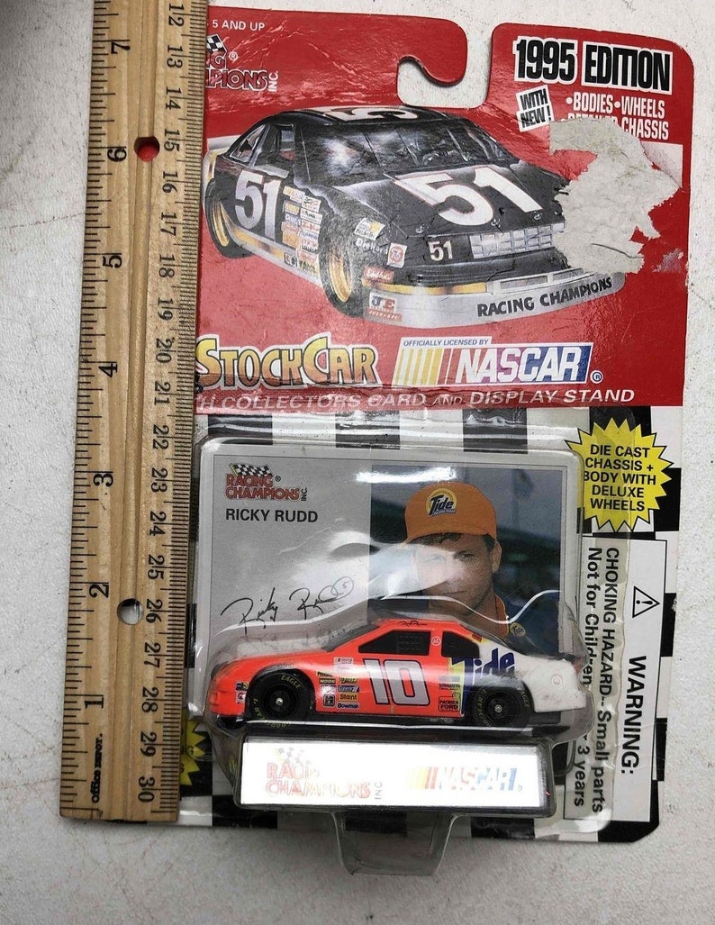 5 NASCAR Dale Earnhardt Hologram & Ricky Rudd Die-cast Collectibles ...