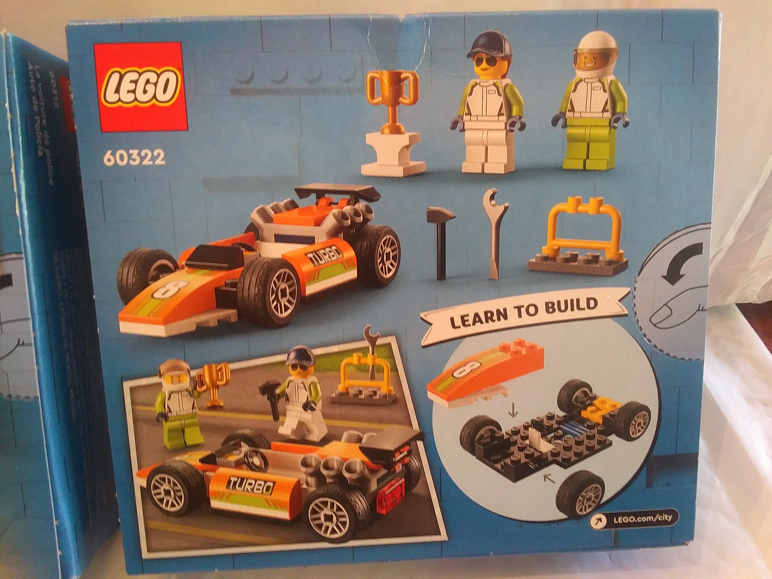 ✧✧✧ 新着レースご案内 　No.2 ✧✧✧ 2 City LEGO Police Car and Race Car Sets 60312 & 60322, New Sealed