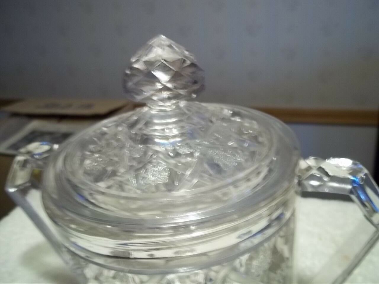 Vintage Glass Cracker Jar With Lid by Cambridge offers Etsy