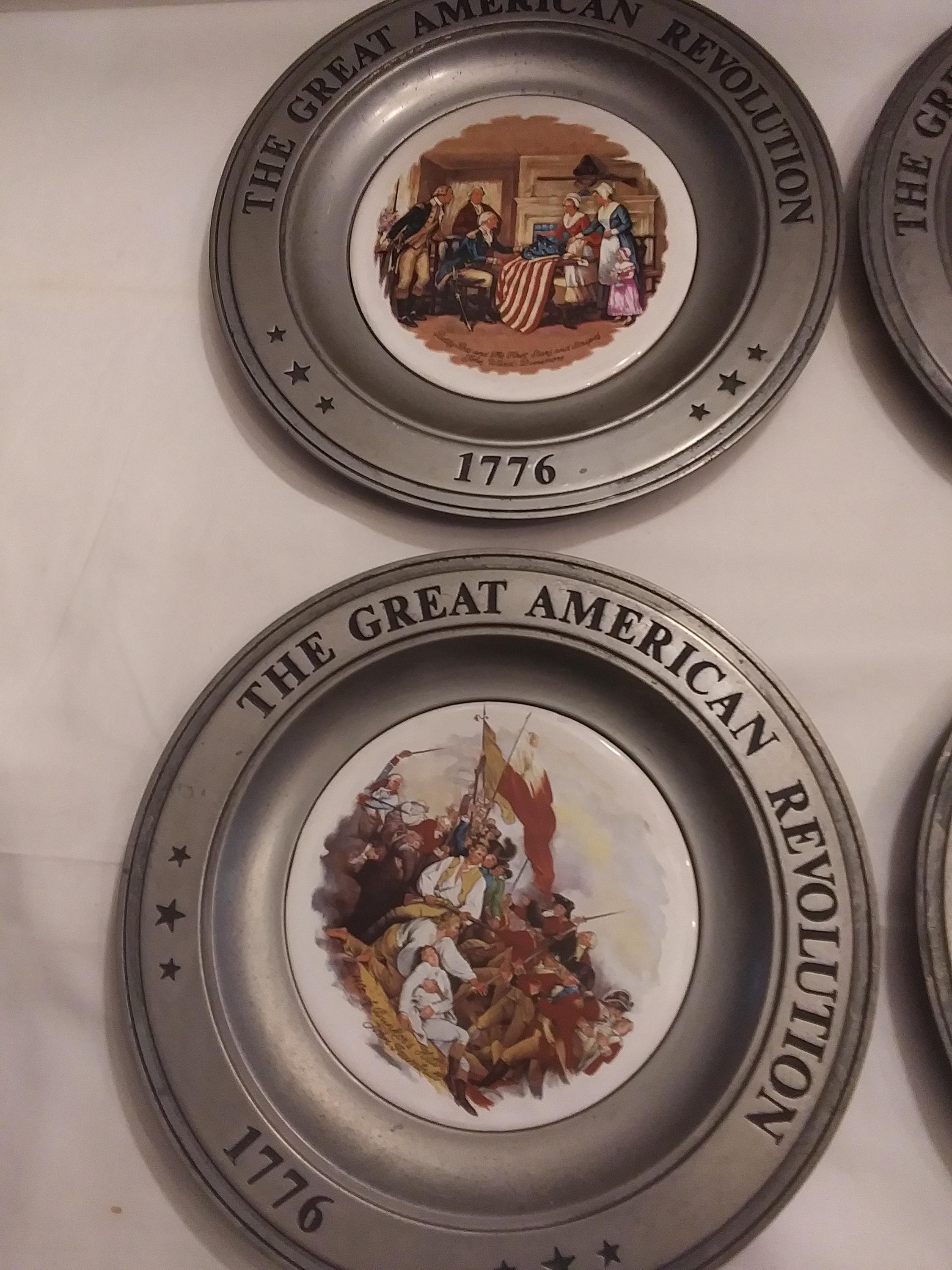 ヴィンテージ 1975 アメリカ独立戦争記念 ピューター コレクター