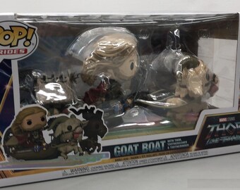 Funko Pop! Rides #290 "Goat Boat" with Thor Lord Of Thunder, Toothgnasher & Grinder