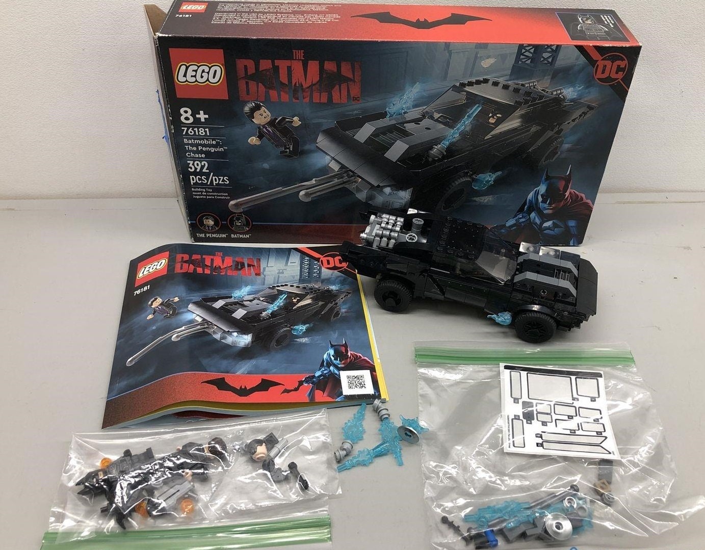 The Batman Batmobile: The Penguin Chase Lego Set 76181 DC 2022 Toy Car  Model