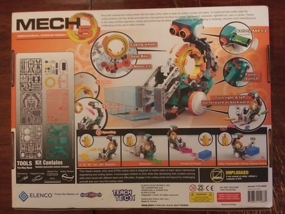 Teach Tech - Mech 5 Mechanical Coding Robot