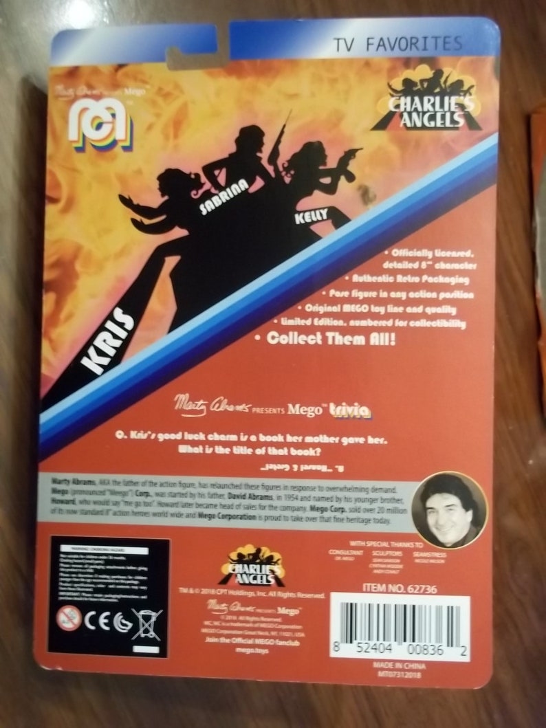 Charlie's Angels Kris Munroe 8 Poseable Figure MIP Etsy