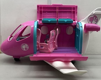 Avión jet privado Barbie vintage con glamour rosa