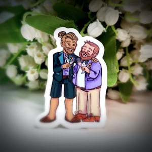Dungeons and Daddies - Wedding Sticker - Darryl and Henry - Oakson