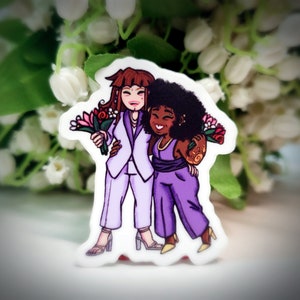 Dungeons and Daddies - Wedding Sticker - Carol and Mercedes - Oakson