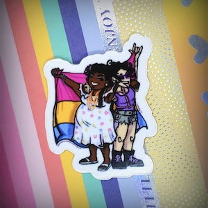 Dungeons and Daddies - Pride Sticker - Glenn and Mercedes