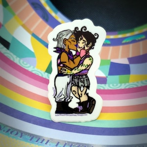Dungeons and Daddies - Pride Sticker - Glenn and Morgan