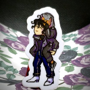 Dungeons and Daddies - Sticker - Glenn and Morgan - Piggyback Carry