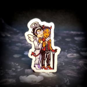 Dungeons and Daddies - Halloween Sticker - Glenn and Morgan
