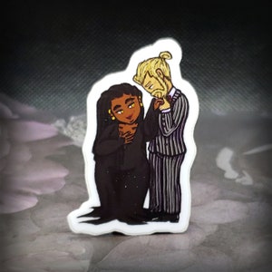 Dungeons and Daddies - Halloween Sticker - Henry and Mercedes
