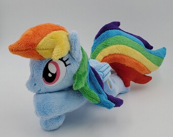 my little pony rainbow dash plush