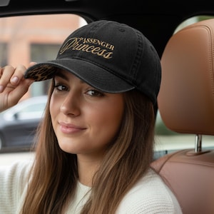 Gorra de béisbol con cola de caballo bordada / Banda para el sudor resistente al maquillaje / Gorra de algodón de perfil bajo