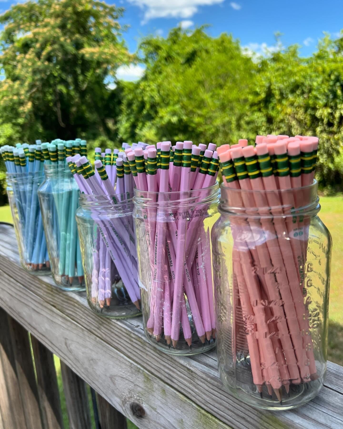 Personalized Ticonderoga Pastel Rainbow Pencils