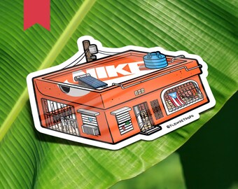 Puerto Rican Shoe Box Matte Sticker | Retro, Vintage, Puerto Rico, Gift, Laptop, Water bottle, Caribbean, Boricua, Cell Phone, iPhone