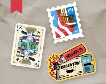 Boricua Pride 3-Pack SPECIAL PRICE | Retro, Vintage, Puerto Rico, Gift, Laptop, Water bottle, Caribbean, Cell Phone, iPhone