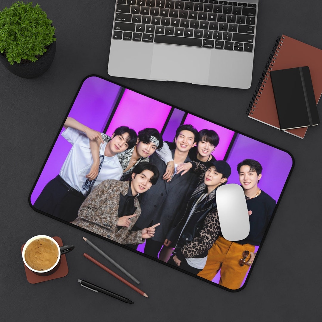 BTS Desk Mat | BTS Mousepad | Kpop - Etsy
