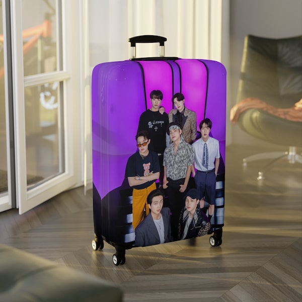 BTS Luggage Cover | Army Suitcase Cover | Kpop Suitcase cover