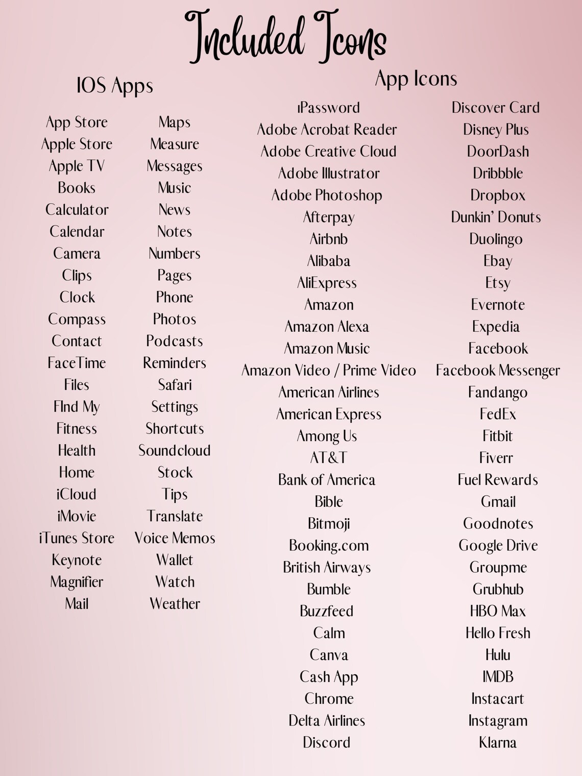 Rose Gold IOS Wallpaper and Icon Bundle Home and Lock Screen Etsy